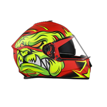 STUDDS Drifter D1 Matt Red N5 Full Face Helmet
