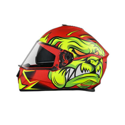 STUDDS Drifter D1 Matt Red N5 Full Face Helmet