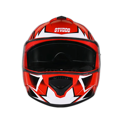 STUDDS Drifter D1 Red N5 Full Face Helmet