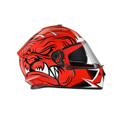 STUDDS Drifter D1 Red N5 Full Face Helmet