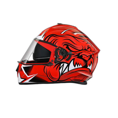 STUDDS Drifter D1 Red N5 Full Face Helmet