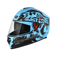 STUDDS Drifter D2 Blue N9 Black Full Face Helmet