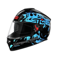 STUDDS Drifter D2 Chameleon N1 Blue Full Face Helmet