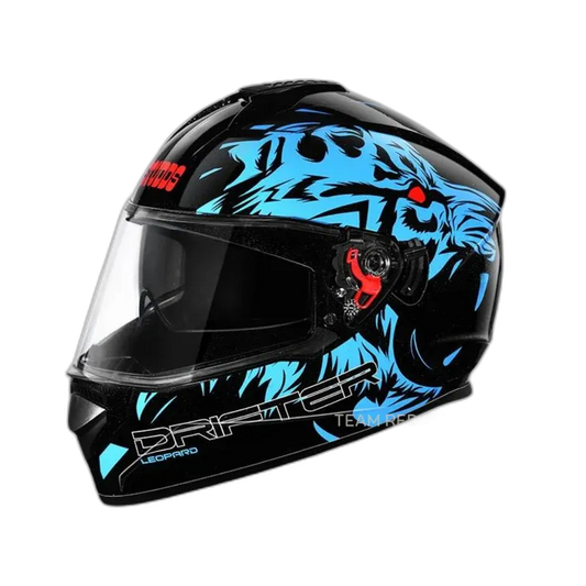 STUDDS Drifter D2 Chameleon N1 Blue Full Face Helmet