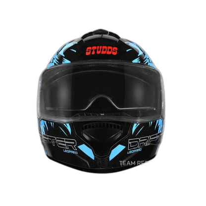 STUDDS Drifter D2 Chameleon N1 Blue Full Face Helmet
