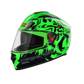 STUDDS Drifter D2 Green N9 Black Full Face Helmet