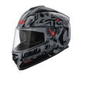 STUDDS Drifter D2 Grey N9 Black Full Face Helmet