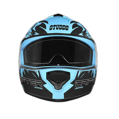 STUDDS Drifter D2 Matt Blue N9 Full Face Helmet