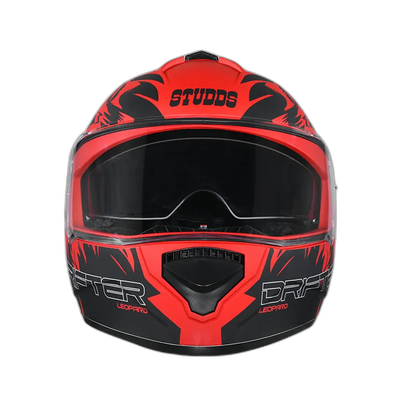 STUDDS Drifter D2 Matt Red N9 Full Face Helmet