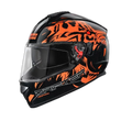 STUDDS Drifter D2 Orange N1 Full Face Helmet