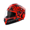 STUDDS Drifter D2 Red N9 Black Full Face Helmet