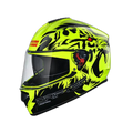 STUDDS Drifter D2 Spolier Yellow N Full Face Helmet