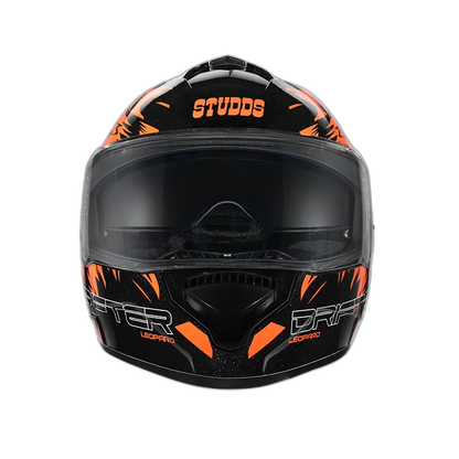 STUDDS Drifter D2 Black N10 Full Face Helmet