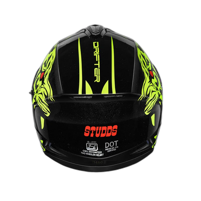 STUDDS Drifter D2 Black N5 Full Face Helmet