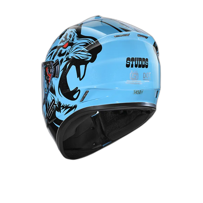STUDDS Drifter D2 Blue N9 Full Face Helmet