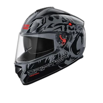 STUDDS Drifter D2 Grey N9 Full Face Helmet