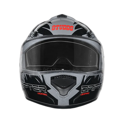 STUDDS Drifter D2 Grey N9 Full Face Helmet