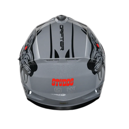 STUDDS Drifter D2 Grey N9 Full Face Helmet