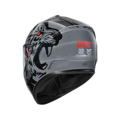 STUDDS Drifter D2 Grey N9 Full Face Helmet