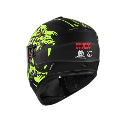 STUDDS Drifter D2 Matt Black N5 Full Face Helmet