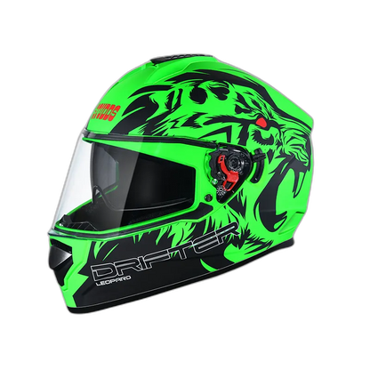 STUDDS Drifter D2 Matt Green N9 Full Face Helmet