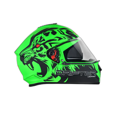 STUDDS Drifter D2 Matt Green N9 Full Face Helmet
