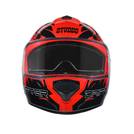 STUDDS Drifter D2 Red N9 Full Face Helmet