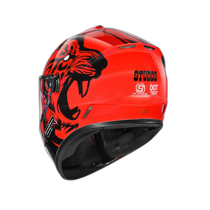 STUDDS Drifter D2 Red N9 Full Face Helmet