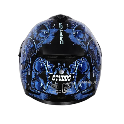 STUDDS Drifter D3 Chameleon Black N1 Full Face Helmet