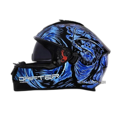 STUDDS Drifter D3 Chameleon Black N1 Full Face Helmet