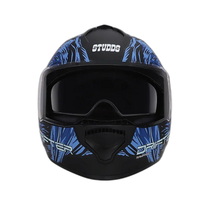 STUDDS Drifter D3 Matt Black N1 Full Face Helmet