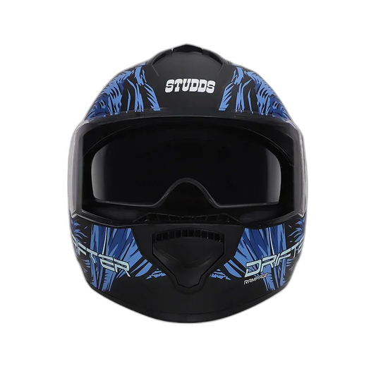 STUDDS Drifter D3 Matt Black N1 Full Face Helmet