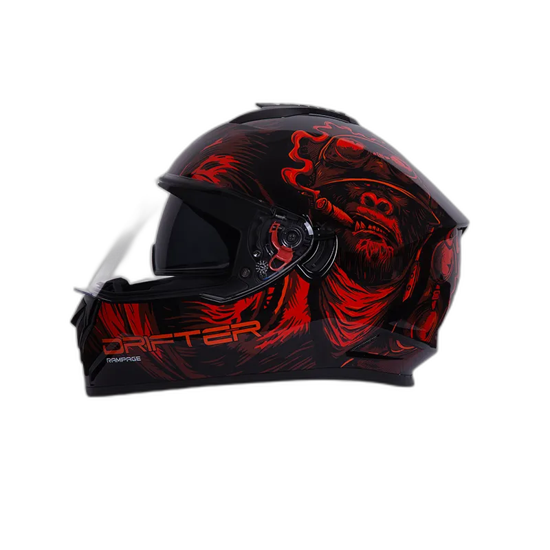 STUDDS Drifter D3 Spolier Black N2 Full Face Helmet