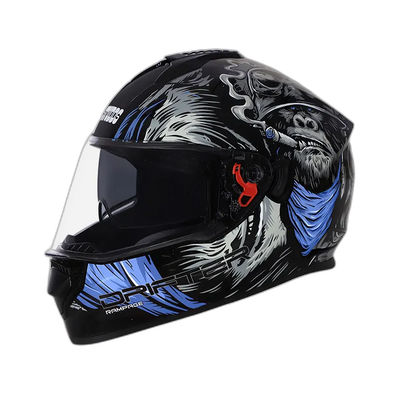 STUDDS Drifter D3 Black Grey N1 Full Face Helmet