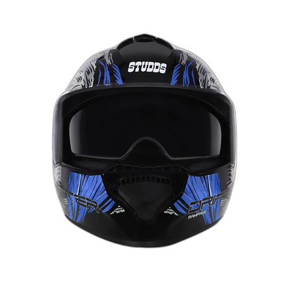 STUDDS Drifter D3 Black Grey N1 Full Face Helmet