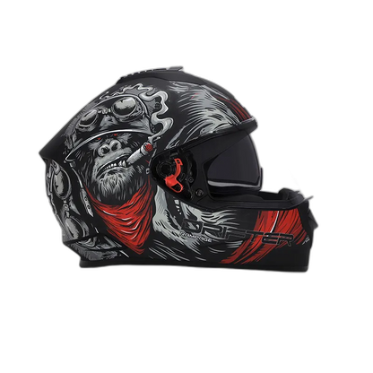 STUDDS Drifter D3 Matt Black Grey N2 Full Face Helmet