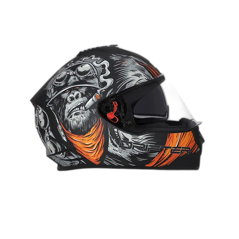 STUDDS Drifter D3 Matt Black N10 Full Face Helmet