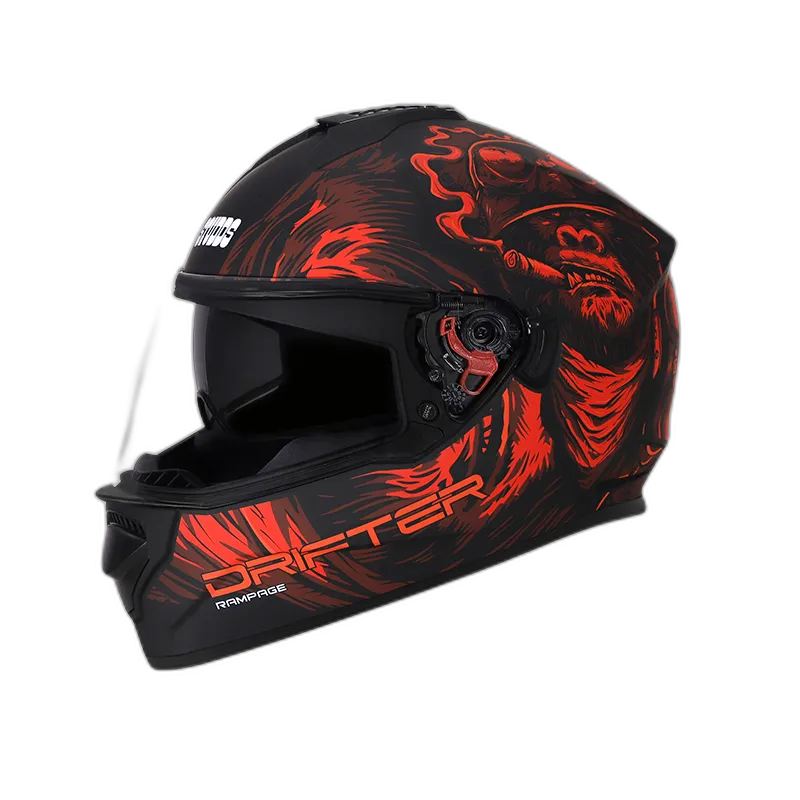 STUDDS Drifter D3 Matt Black N2 Full Face Helmet