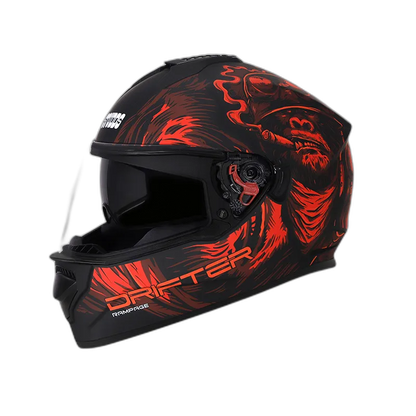 STUDDS Drifter D3 Matt Black N2 Full Face Helmet