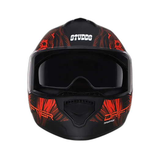 STUDDS Drifter D3 Matt Black N2 Full Face Helmet