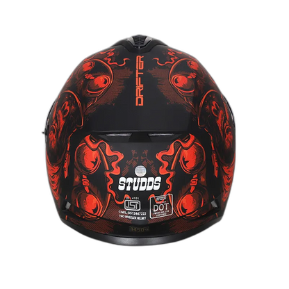 STUDDS Drifter D3 Matt Black N2 Full Face Helmet