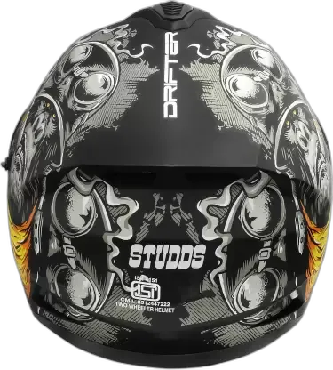 STUDDS Drifter D3 Matt Black N5 Full Face Helmet