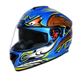 STUDDS Drifter D4 Blue N12 Full Face Helmet