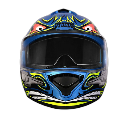 STUDDS Drifter D4 Blue N12 Full Face Helmet