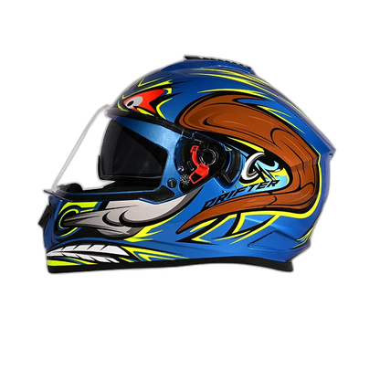 STUDDS Drifter D4 Blue N12 Full Face Helmet