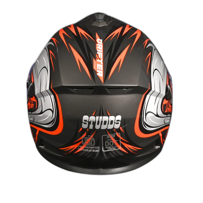 STUDDS Drifter D4 Grey N2 Full Face Helmet