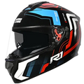 STUDDS Drifter D4 R1 Black Red N1 Full Face Helmet