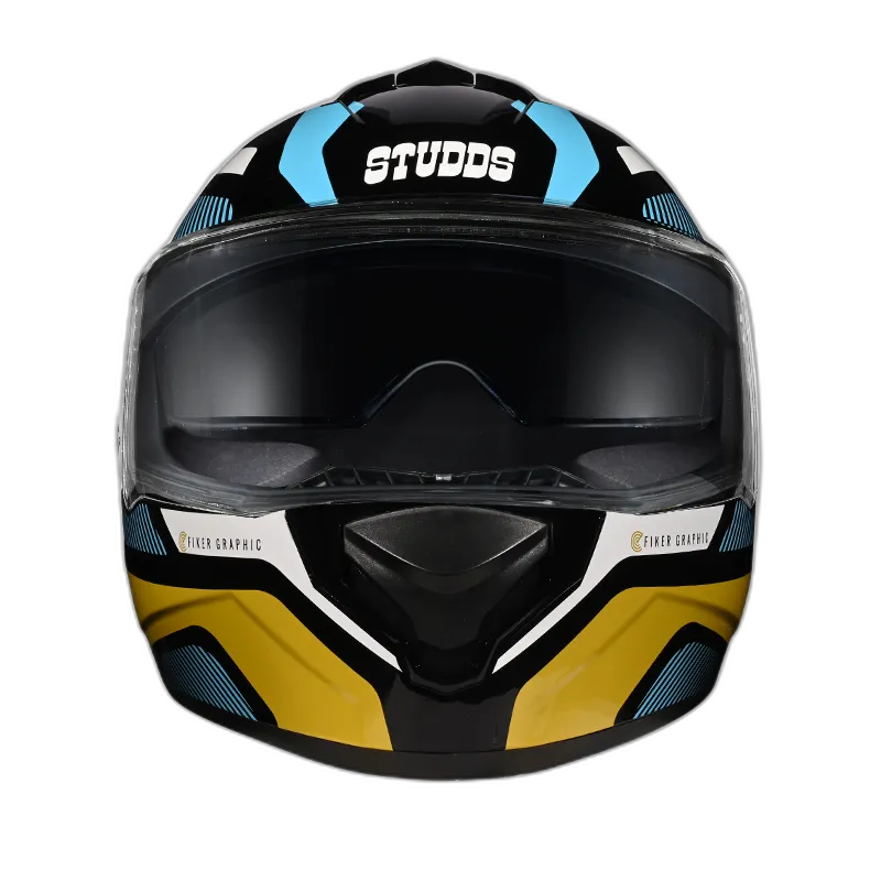 STUDDS Drifter D5 Black N12 Full Face Helmet