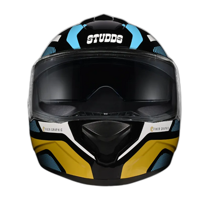 STUDDS Drifter D5 Black N12 Full Face Helmet