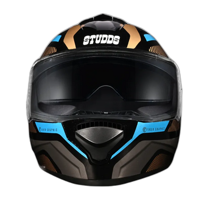 STUDDS Drifter D5 Black N4 Full Face Helmet